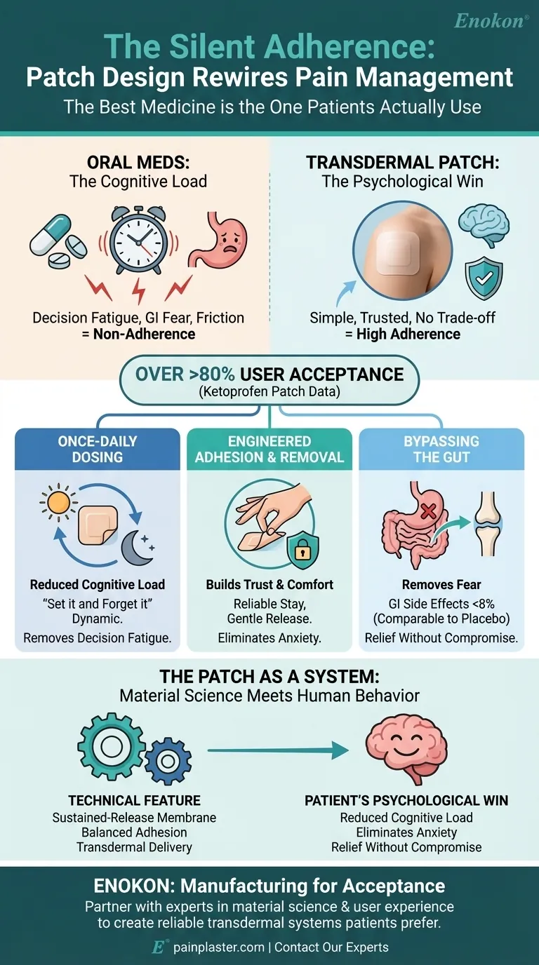 침묵의 순응: 패치의 디자인이 통증 관리 심리학을 재구성하는 방법 시각적 가이드