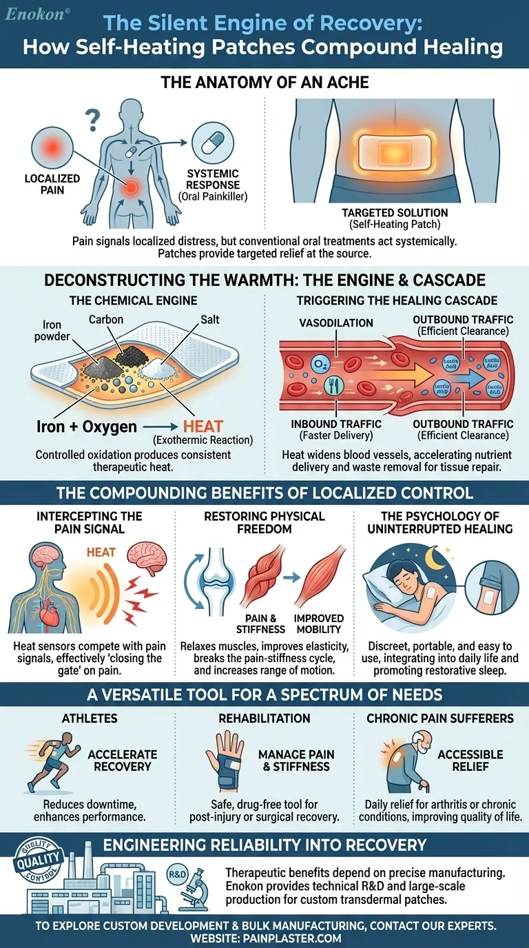 Il Motore Silenzioso del Recupero: Come i Cerotti Autoriscaldanti Potenziano la Guarigione Guida Visiva