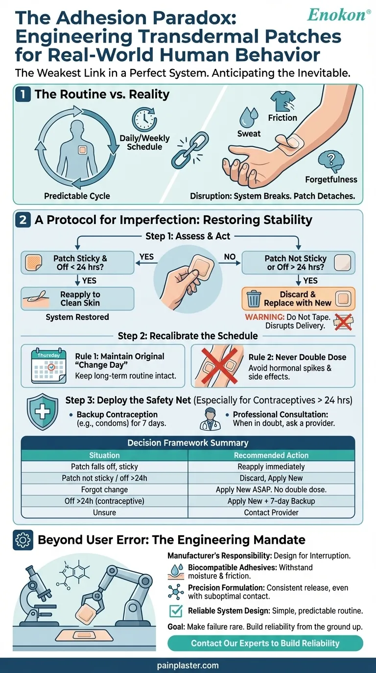 Il paradosso dell'adesione: ingegnerizzare i cerotti transdermici per il comportamento umano nel mondo reale Guida Visiva