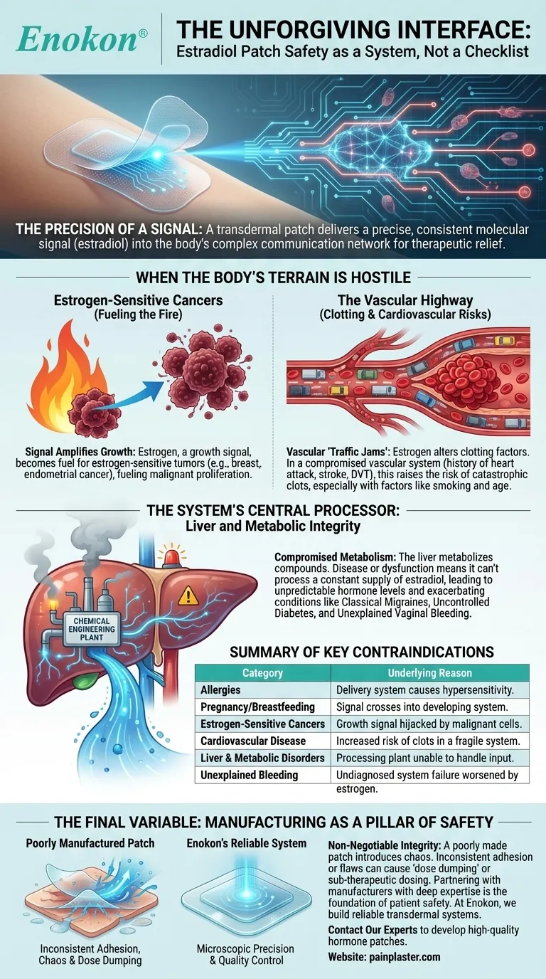 The Unforgiving Interface: Why Estradiol Patch Safety Is a System, Not a Checklist Visual Guide