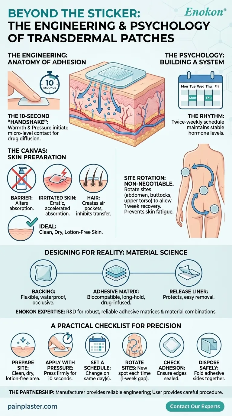 За гранью наклейки: инженерия и психология трансдермальных пластырей Визуальное руководство