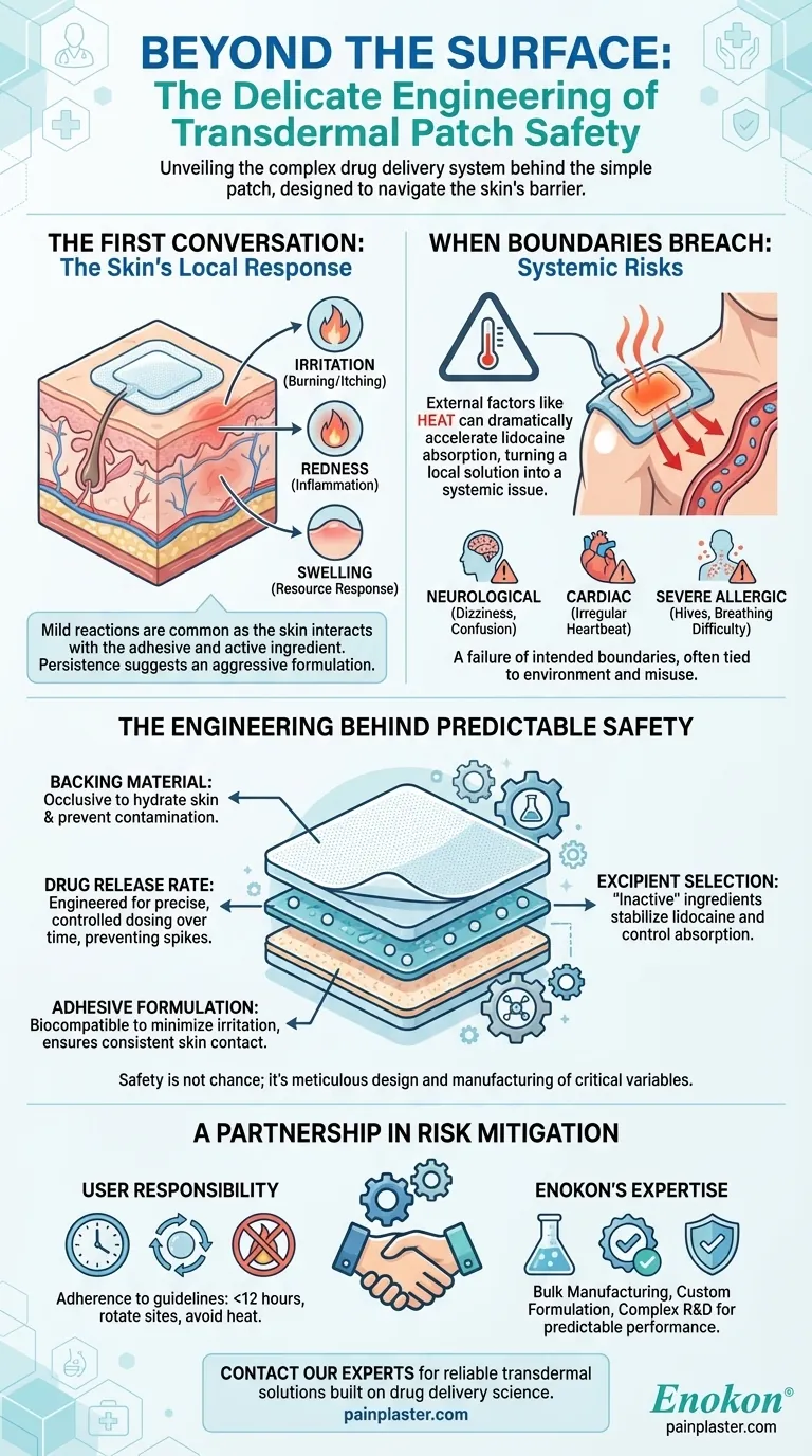 Oltre la Superficie: La Delicata Ingegneria della Sicurezza dei Cerotti Transdermici Guida Visiva