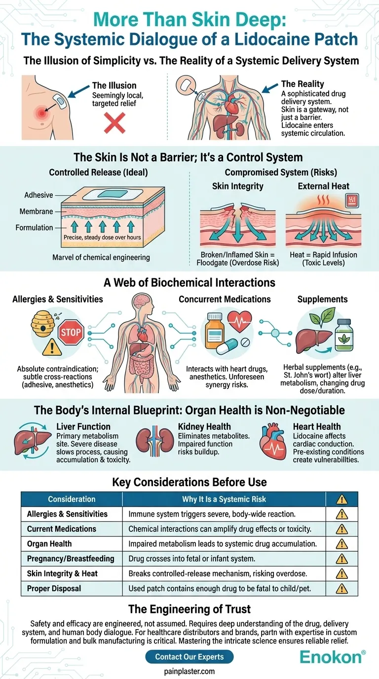 不止于表皮：利多卡因贴片系统性对话的解析 图解指南