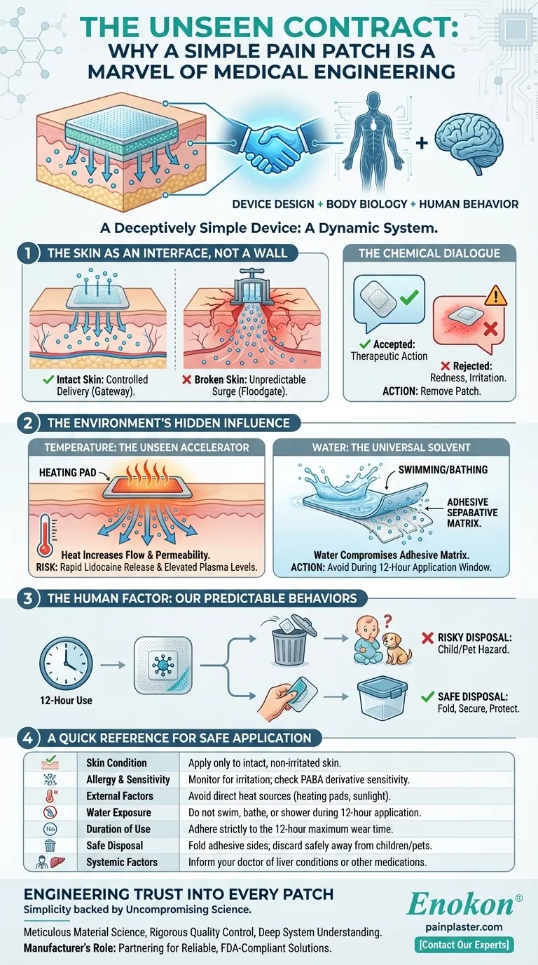 The Unseen Contract: Why a Simple Pain Patch is a Marvel of Medical Engineering Visual Guide
