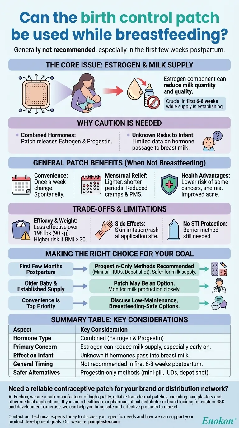 Можно ли использовать противозачаточный пластырь во время грудного вскармливания?Безопасность и альтернативы объяснены Визуальное руководство