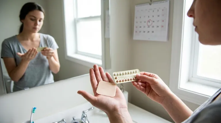 Quais são os principais factores a considerar ao escolher entre o adesivo contracetivo e a pílula contraceptiva?Comparar a eficácia e a conveniência