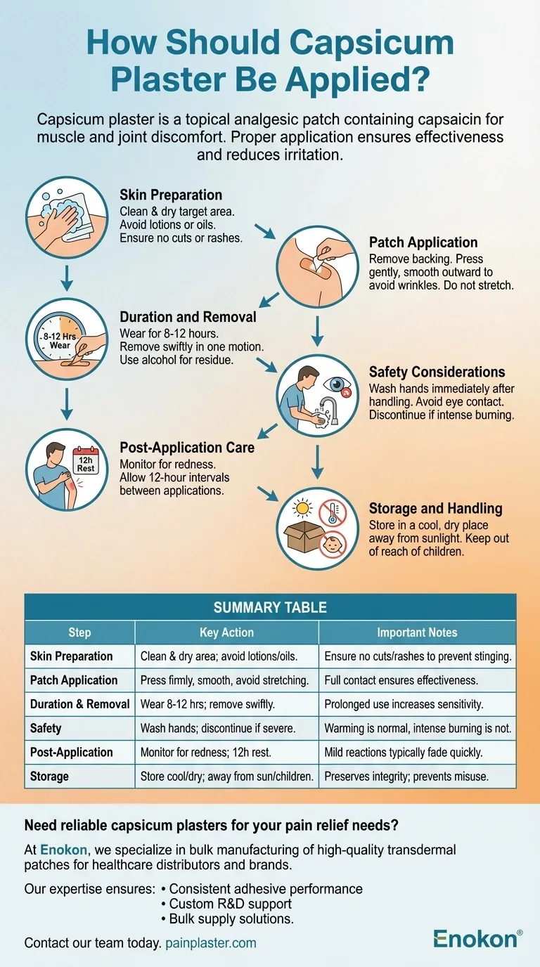 كيف يجب وضع جص الفليفلة الحلوة؟دليل خطوة بخطوة لتخفيف الألم بشكل فعال دليل مرئي