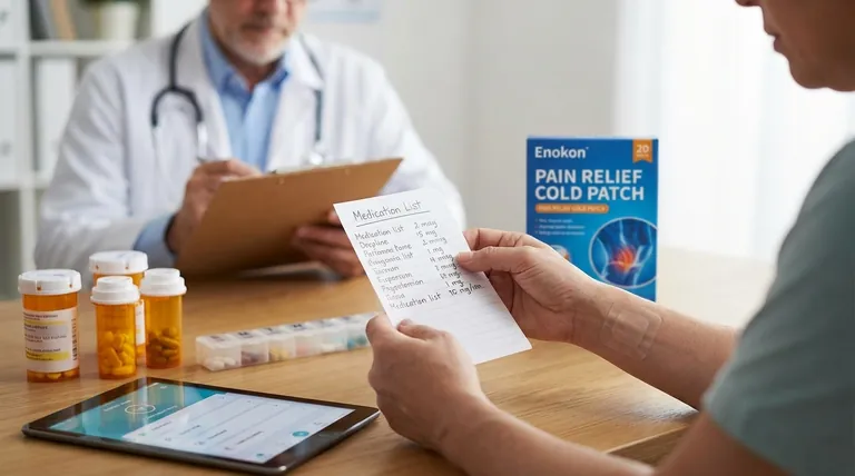 为什么维护药物清单对芬太尼贴剂使用者很重要？确保安全和防止用药过量