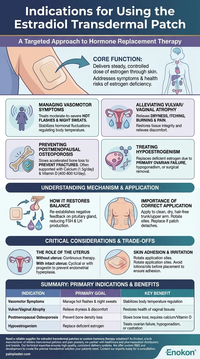 Quais são as indicações para utilizar o adesivo transdérmico de estradiol?Principais utilizações e benefícios explicados Guia Visual