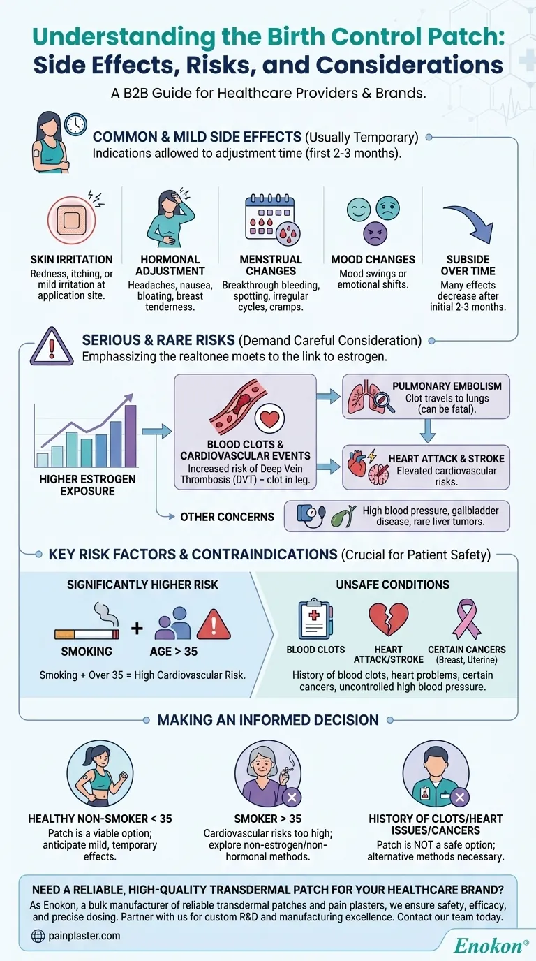 Was sind die Nebenwirkungen des Verhütungspflasters?Hormonelle Verhütungsmittel - Risiken und Vorteile Visuelle Anleitung