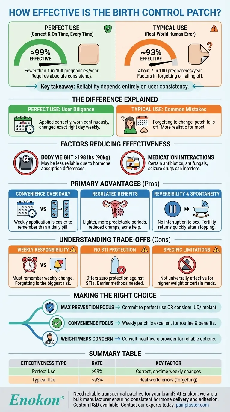 避妊パッチはどの程度有効か？信頼できる避妊のための重要な洞察 ビジュアルガイド