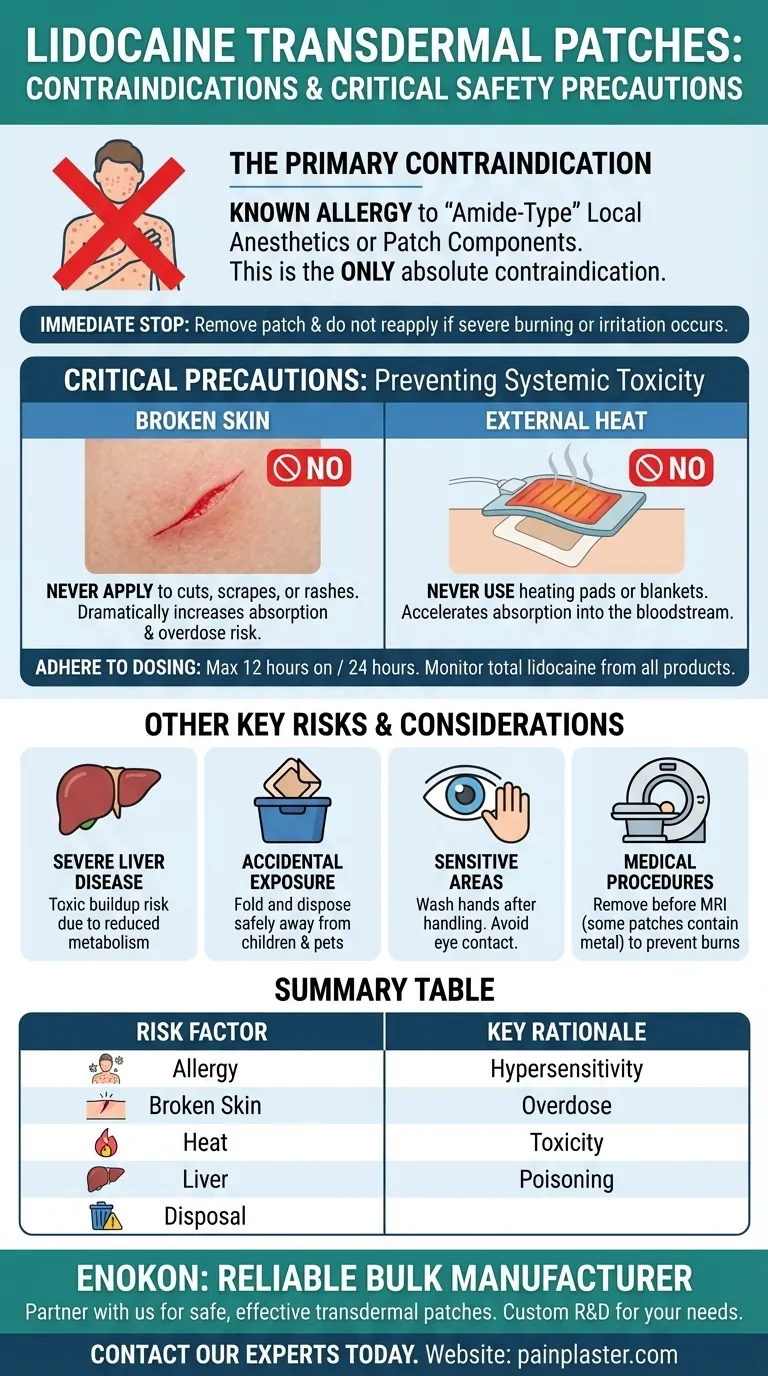 利多卡因透皮贴剂有哪些禁忌症？基本安全指南 图解指南