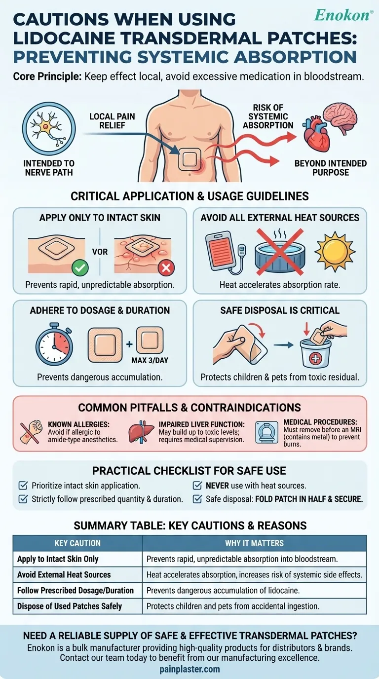 使用利多卡因透皮贴剂有哪些注意事项？有效止痛的基本安全准则 图解指南