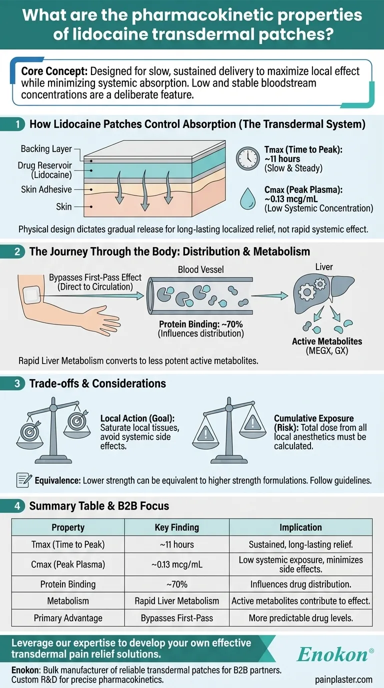 利多卡因透皮贴剂的药代动力学特性是什么？稳定止痛详解 图解指南