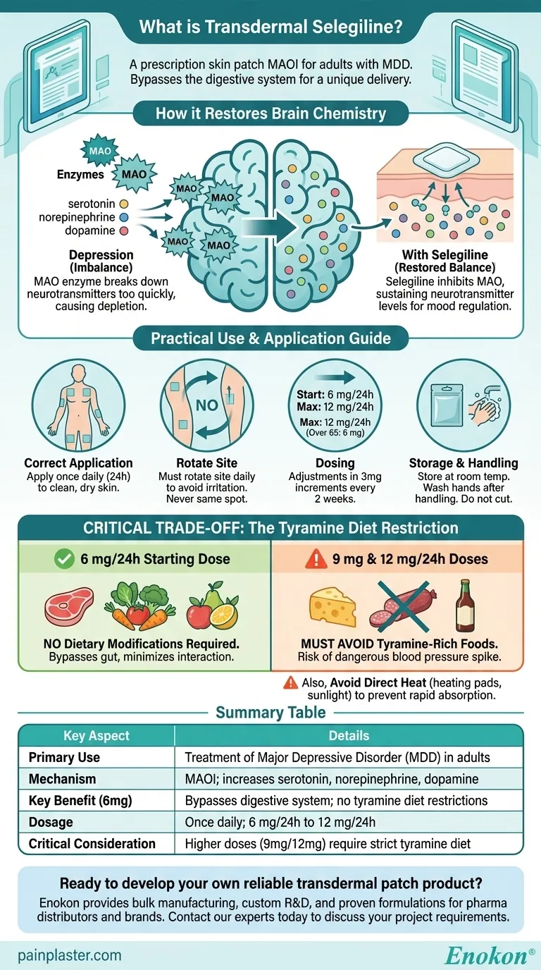 Для чего назначают трансдермальный селегилин и как он действует?Руководство по эффективному лечению депрессии Визуальное руководство