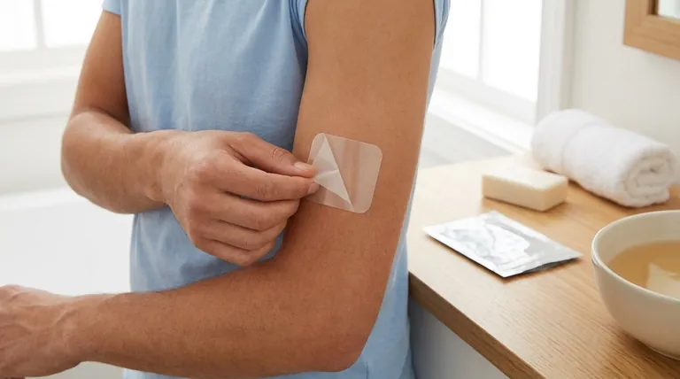 What steps should be followed when applying a new selegiline patch? Ensure Safe & Effective Transdermal Therapy