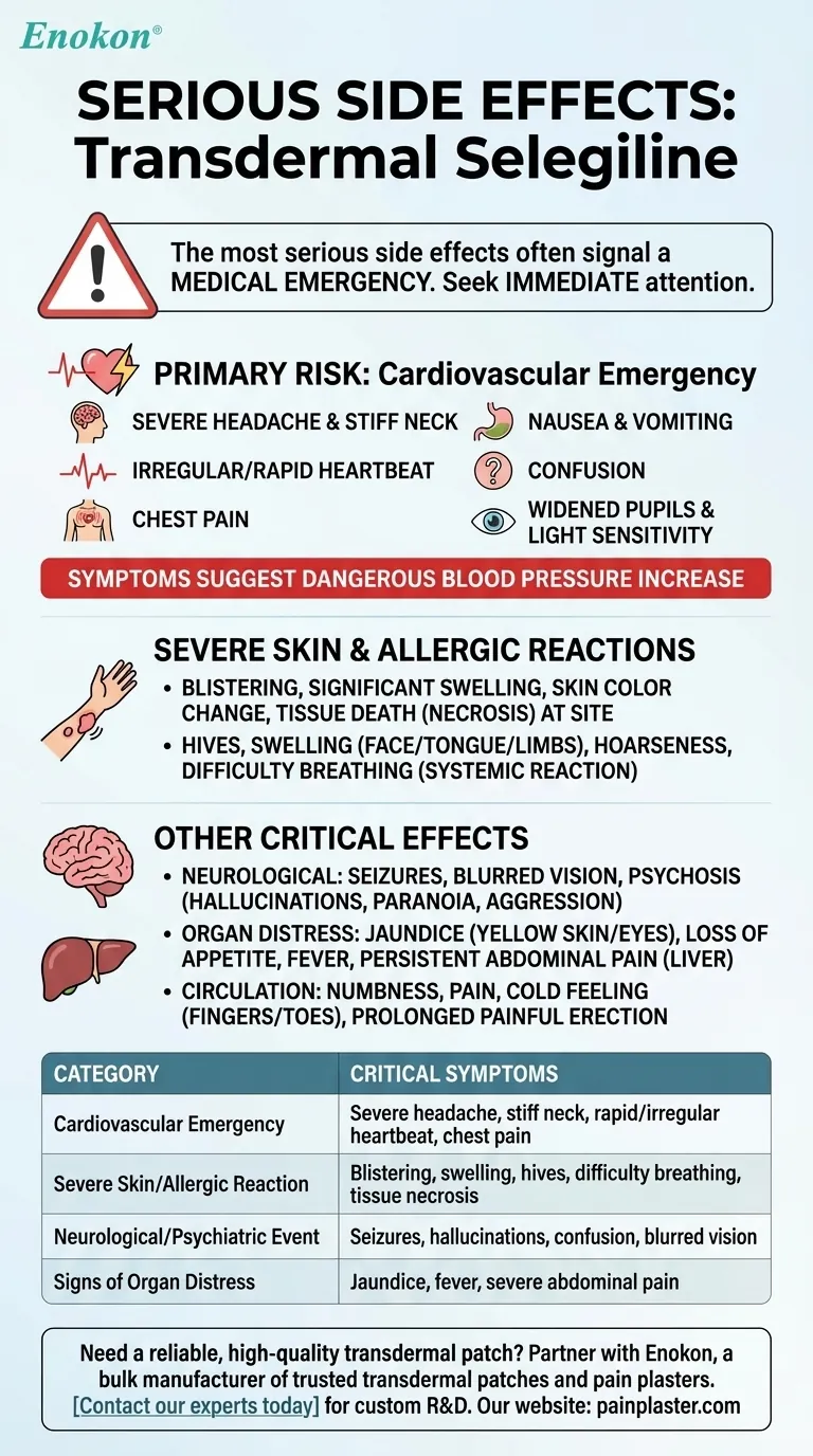 Quels sont les effets secondaires graves de la sélégiline transdermique ?Guide des risques et de la sécurité Guide Visuel
