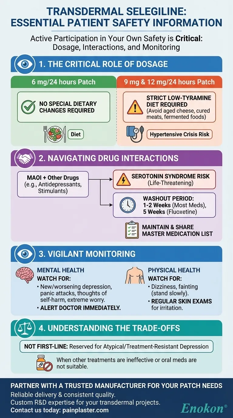 关于透皮西格列汀，患者还应了解哪些信息？主要安全和使用提示 图解指南