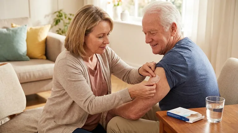 在临床试验中,与胶囊相比,有多大比例的护理人员更青睐利伐斯的明贴片?72%的护理人员选择贴剂以方便护理