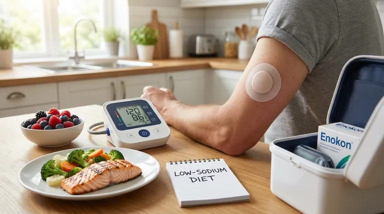 クロニジンパッチ使用中はどのような食事指示に従うべきか?スマートな食事で治療を最適化する