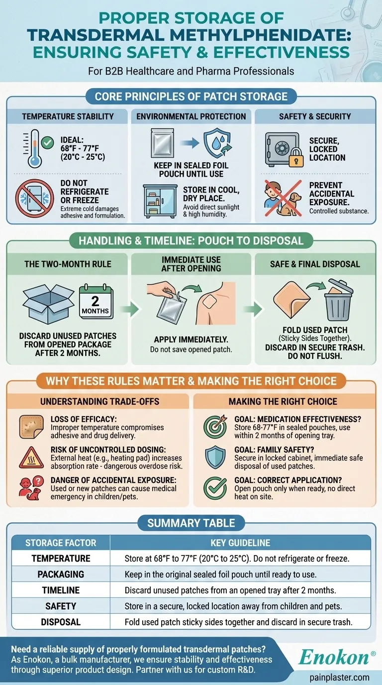 経皮吸収型メチルフェニデートはどのように保管すべきか？安全で効果的な使用のための必須ガイドライン ビジュアルガイド