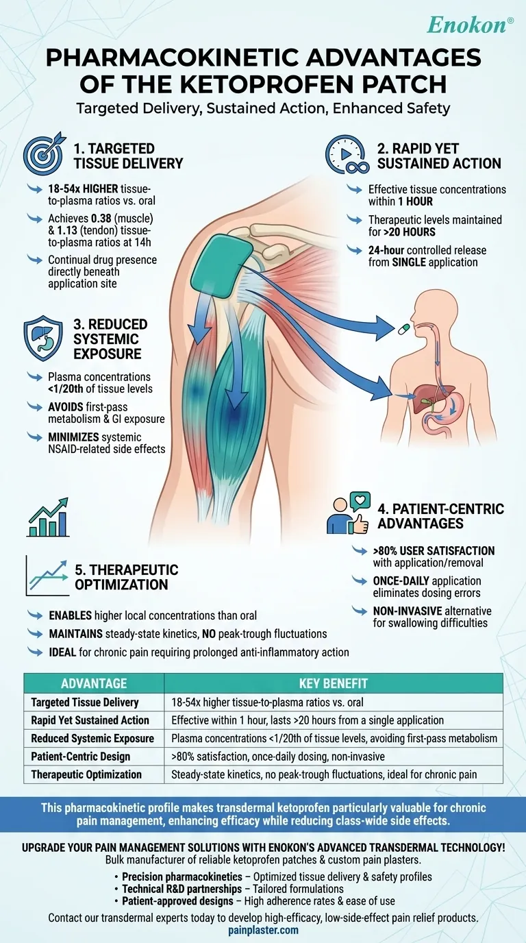 酮洛芬贴片的药代动力学优势是什么？有针对性地缓解疼痛，副作用极小 图解指南