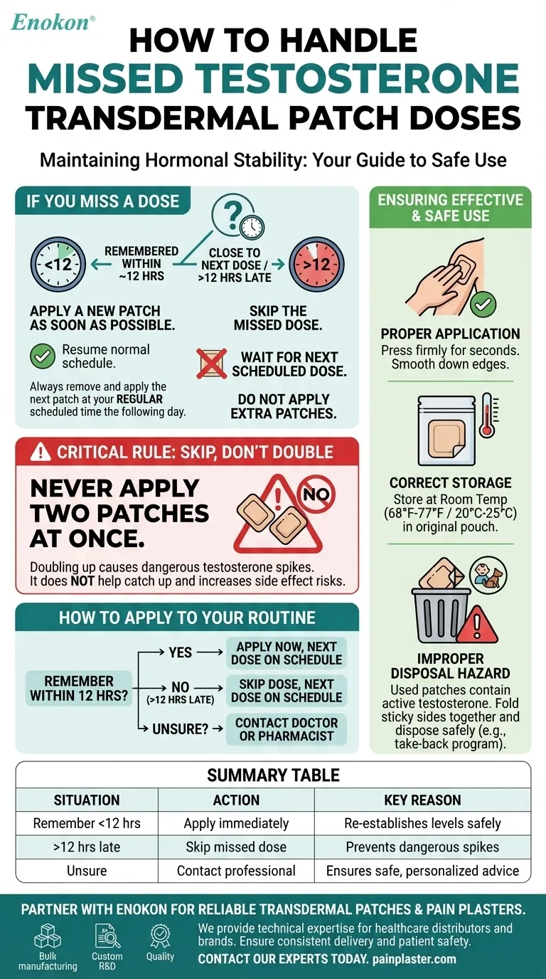 Wie sollte man mit einer vergessenen Einnahme von transdermalen Testosteronpflastern umgehen?Wichtige Schritte für eine sichere und wirksame Anwendung Visuelle Anleitung
