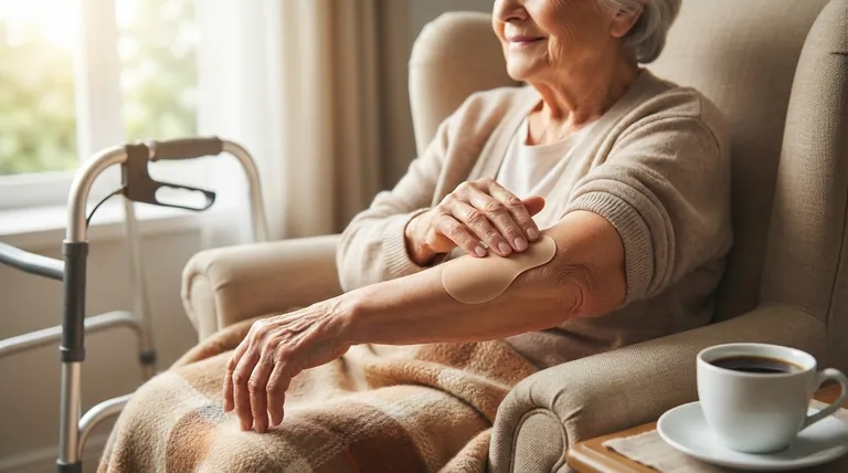 進行したパーキンソン病患者の治療にパッチを追加したところ、どのような効果がみられたか？症状コントロールとQOLの向上