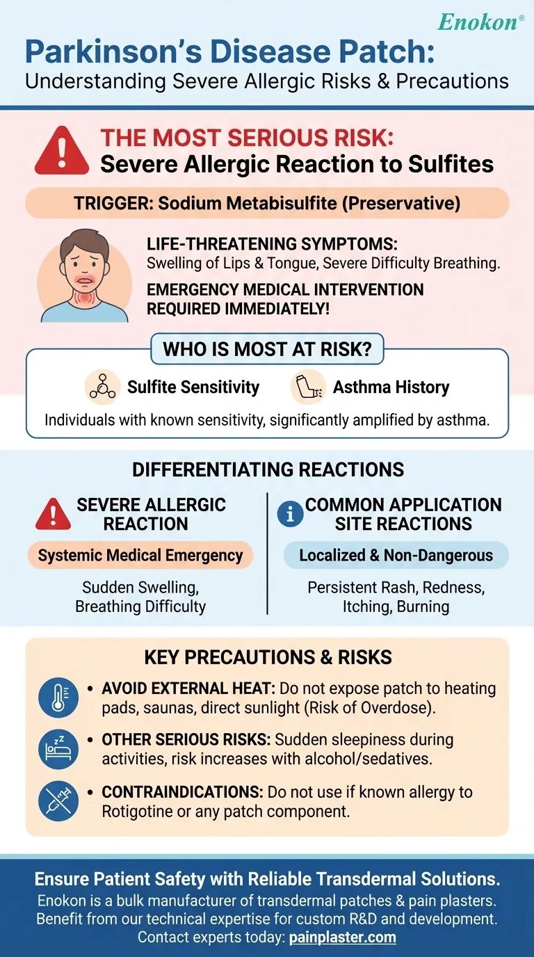 帕金森病贴片有哪些严重过敏反应风险？主要风险和紧急行动 图解指南