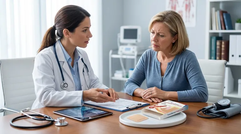 エストラジオールおよびレボノルゲストレル配合皮膚パッチの使用に影響を及ぼす可能性のある病状は何ですか?