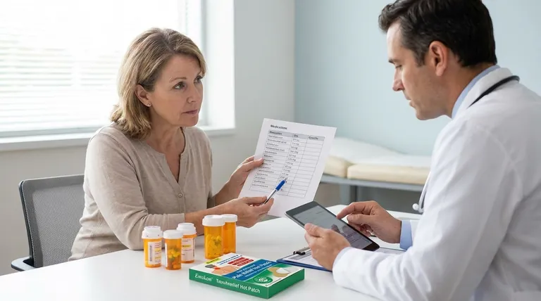 なぜ経皮吸収型ブプレノルフィン使用中に、医療提供者にすべての薬について知らせることが重要なのですか?