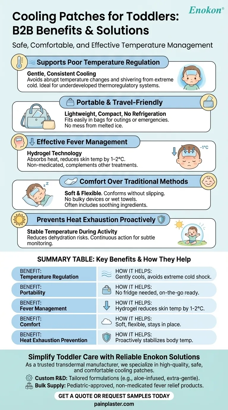 なぜ冷却パッチは幼児に有効なのか？安全な及び携帯用熱救助 ビジュアルガイド