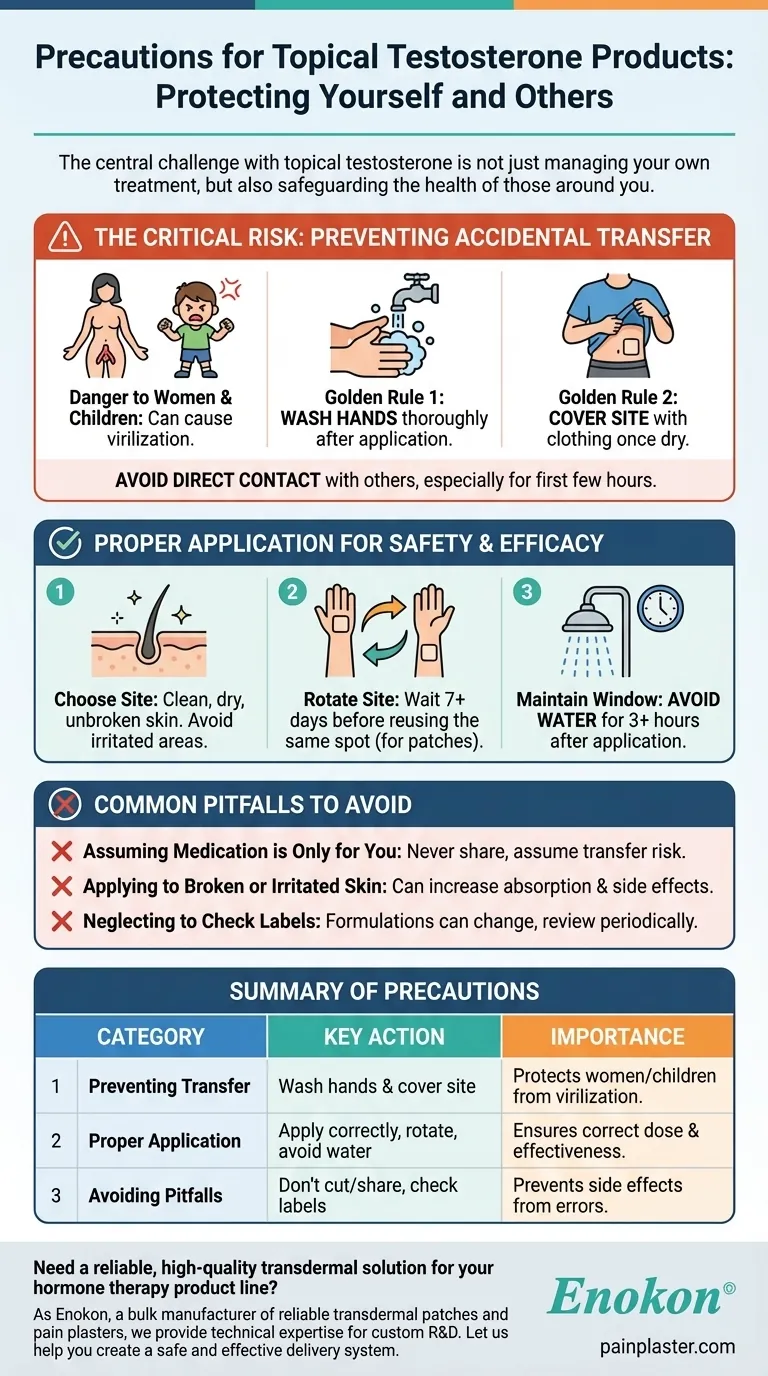 Que precauções devem ser tomadas com os produtos tópicos de testosterona?Dicas de segurança essenciais para os utilizadores Guia Visual