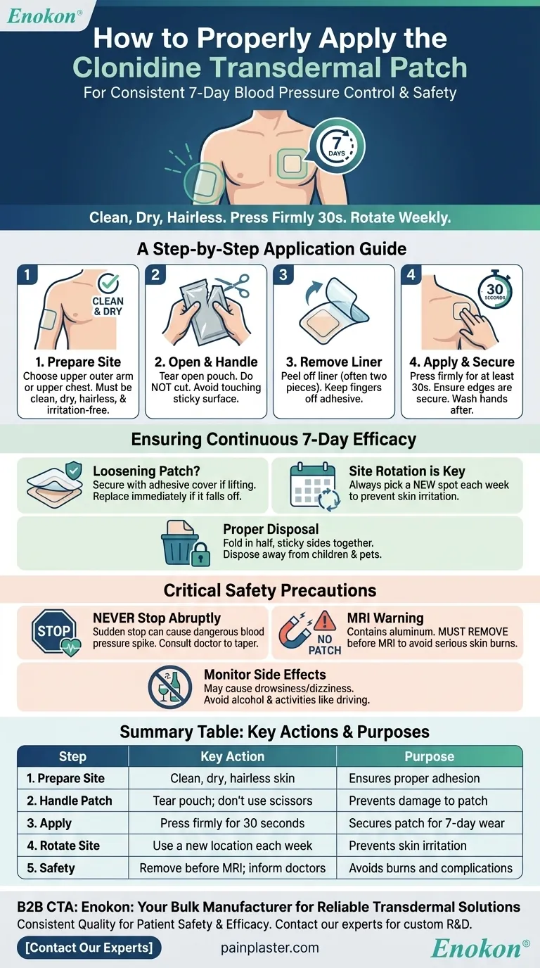 如何正确使用氯硝西泮透皮贴剂？安全有效使用的专家提示 图解指南