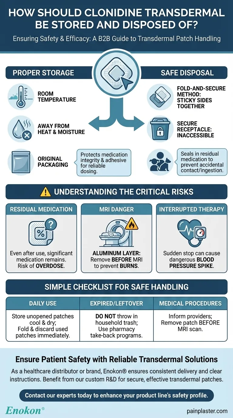经皮氯硝西泮应如何储存和处置？确保安全性和有效性 图解指南
