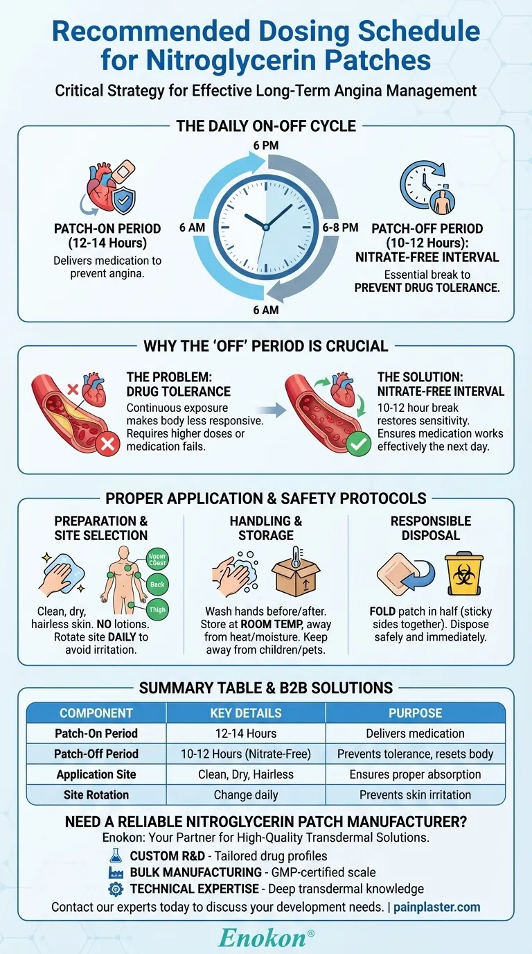 ニトログリセリンパッチの推奨投与スケジュールは？治療計画の最適化 ビジュアルガイド
