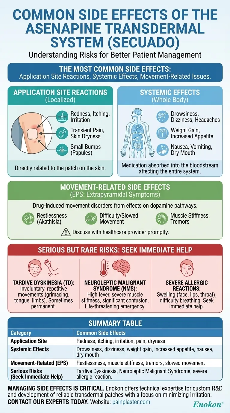 Каковы общие побочные эффекты трансдермальной системы Асенапин?Управление рисками для лучшего лечения Визуальное руководство