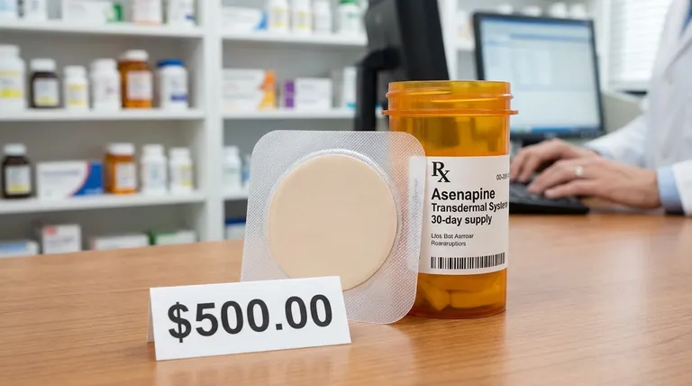 アセナピン経皮システムの保険適用外の概算価格は?価格と節約のヒント