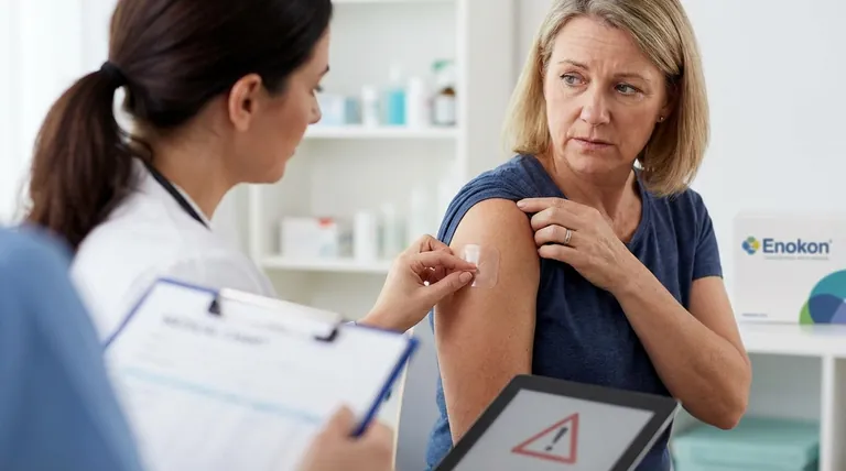 经皮氯雷他定的哪些严重副作用应立即就医?