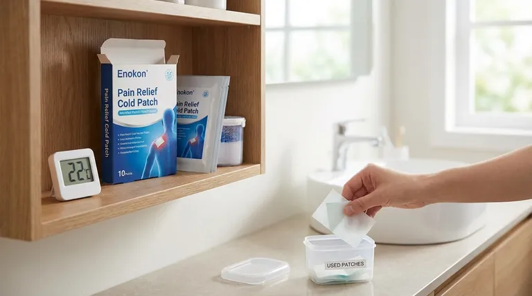 薄荷贴片应如何储存和处置?用户基本安全提示