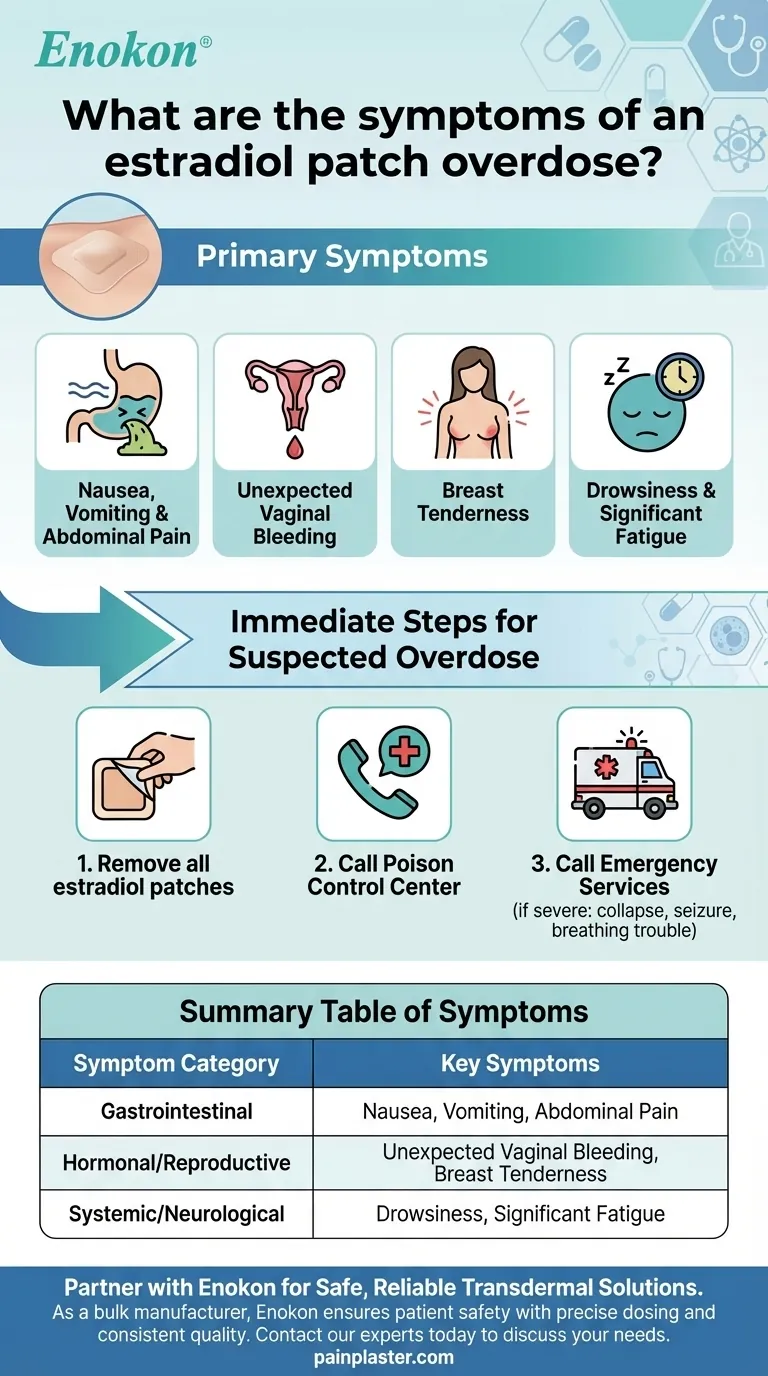 エストラジオールパッチの過剰摂取の症状は？警告サインを認識する ビジュアルガイド