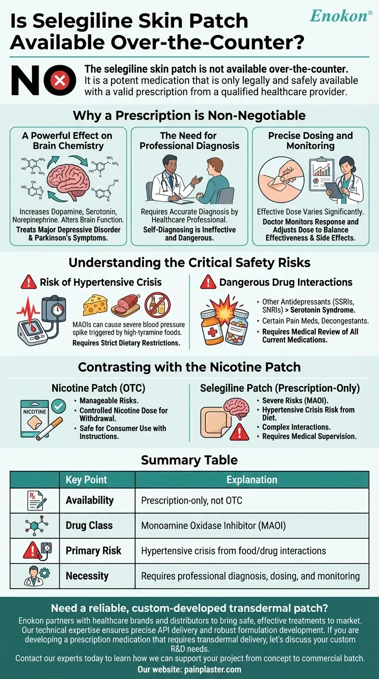 Ist Selegilin-Hautpflaster rezeptfrei erhältlich?Verschreibungspflicht erklärt Visuelle Anleitung