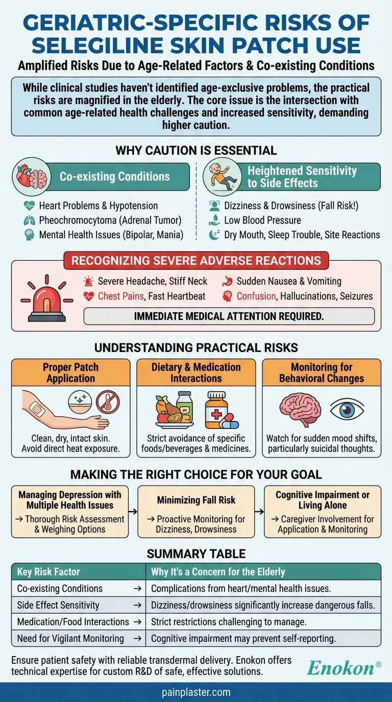 使用西格列汀皮肤贴片是否存在老年病特有的问题？老年患者的安全提示 图解指南