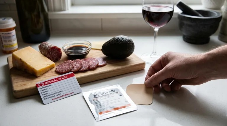 セレギリン皮膚パッチ使用中に避けるべき食べ物、タバコ、アルコールは?これらの重要なガイドラインで安全性を維持する