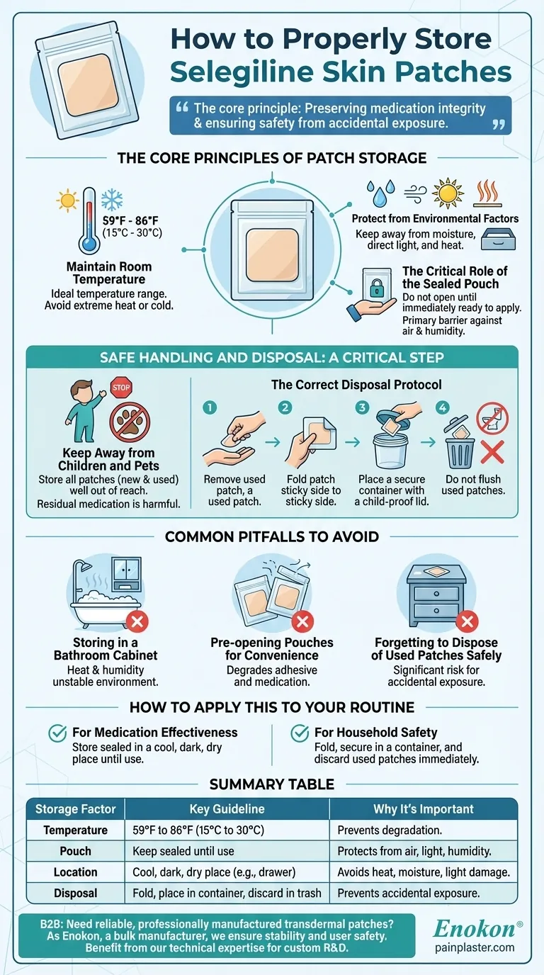 セレギリン皮膚パッチはどのように保管すべきですか？安全で効果的な使用のためのベストプラクティス ビジュアルガイド