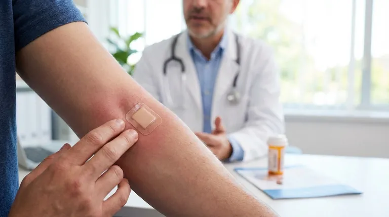 パッチに関連する一般的な副作用は何ですか?皮膚および全身反応の管理