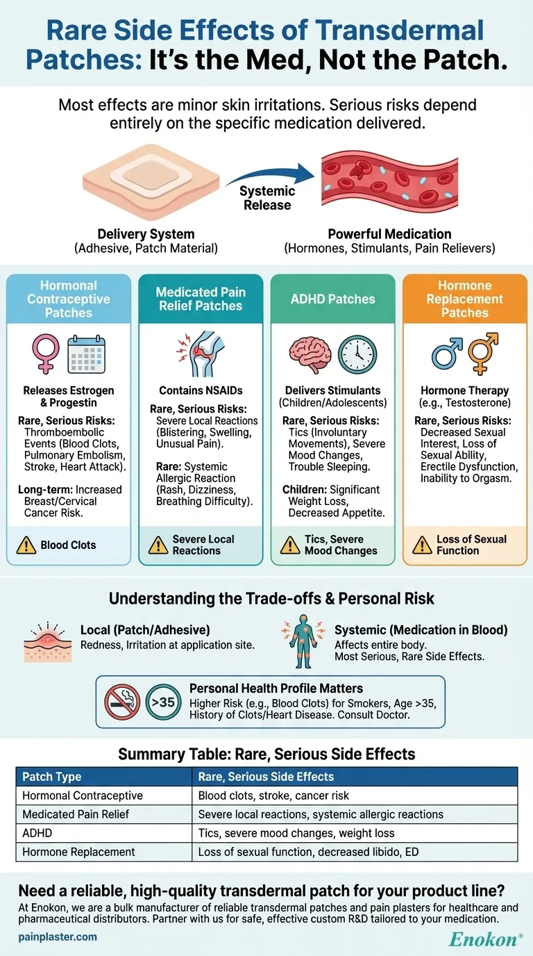 药贴有哪些罕见的副作用？了解草药贴剂的罕见风险 图解指南