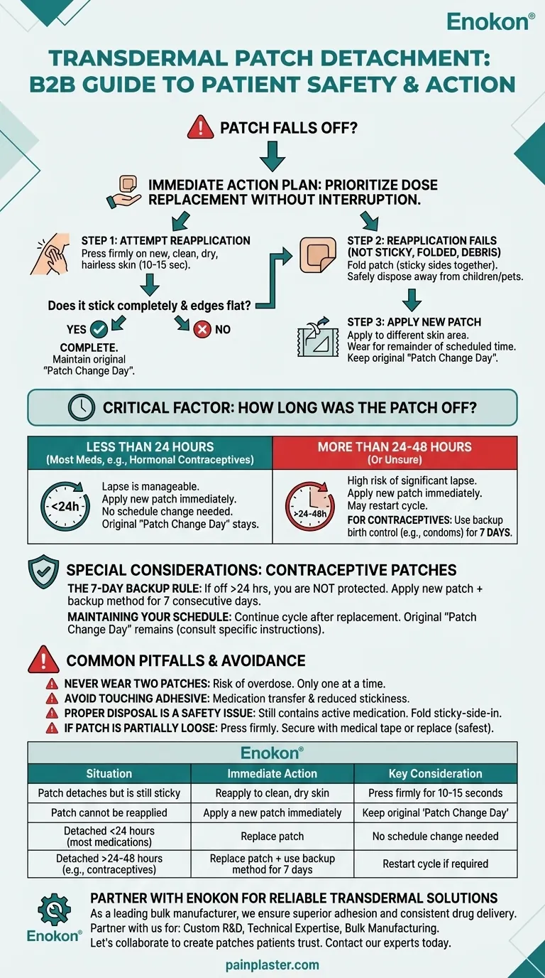 What should be done if a patch falls off? A Step-by-Step Guide to Ensure Safety and Efficacy Visual Guide
