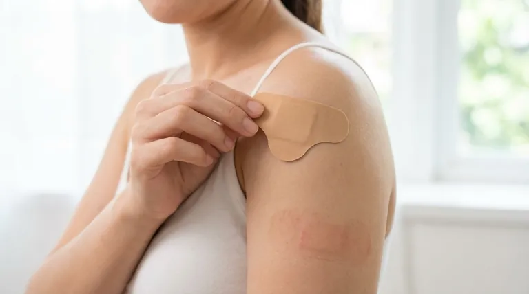 كيف يمكن مقارنة تفاعلات موقع تطبيق أنظمة التوصيل عبر الجلد بالدراسات الأخرى؟