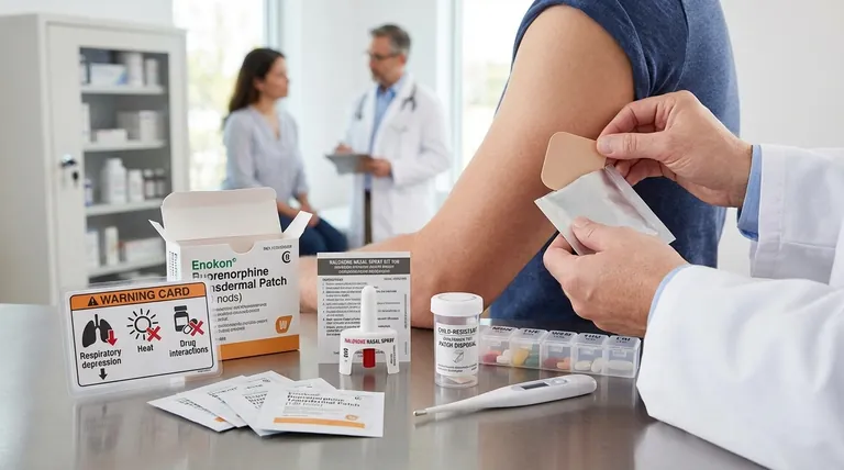 ブプレノルフィンパッチに関する重要な警告とは?重要な安全性リスクの説明
